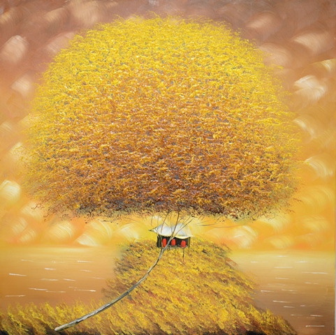 Tranh Sơn Dầu Mênh Mang